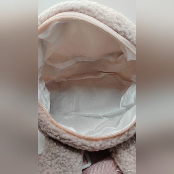 Labubu Pink Plush Crossbody Bag Adult Size & ZiZi Keychain (12"H×10"L) BNWOT - Picture 3 of 5